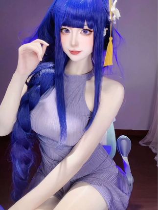 Nyako喵子紧致蜜腿让人心跳加速，蜜腿cosplay高清图