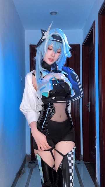 虎森森 下班后的OL2 COS展示，OL2 cosplay图包